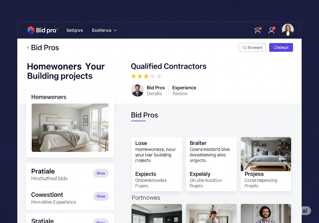 Bid Room. Find contractors and Find Jobs